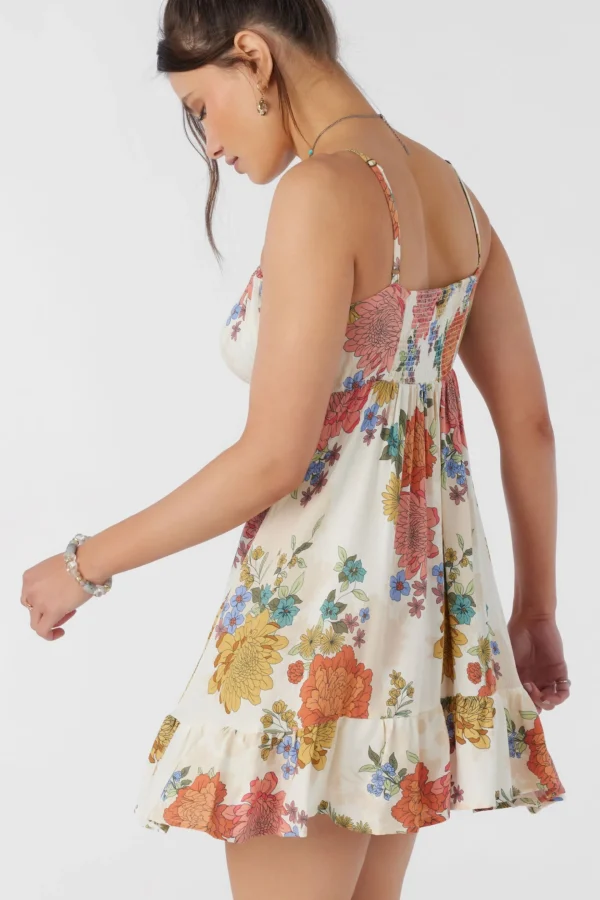 O’Neill Dresses^MARLIE KALI FLORAL DRESS WINTER WHITE