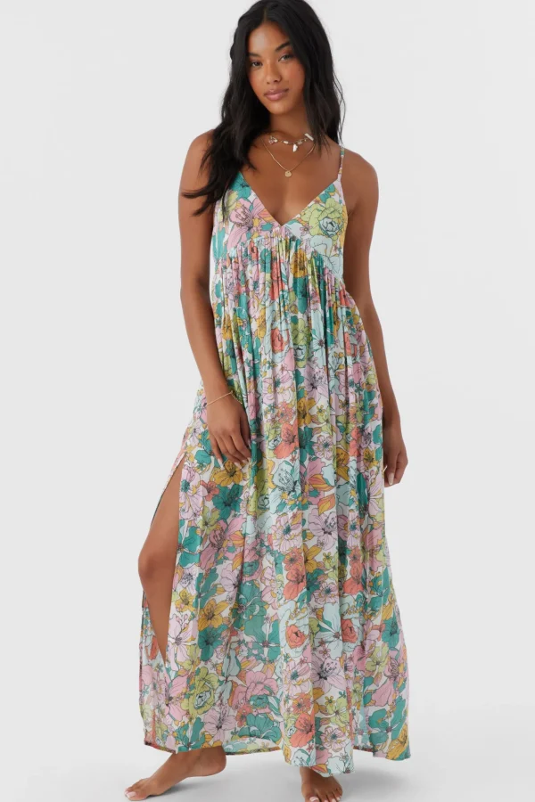 O’Neill Cover-Ups^MEL MAXI JANIS FLORAL SWIM COVER-UP DRESS MULTI CLR