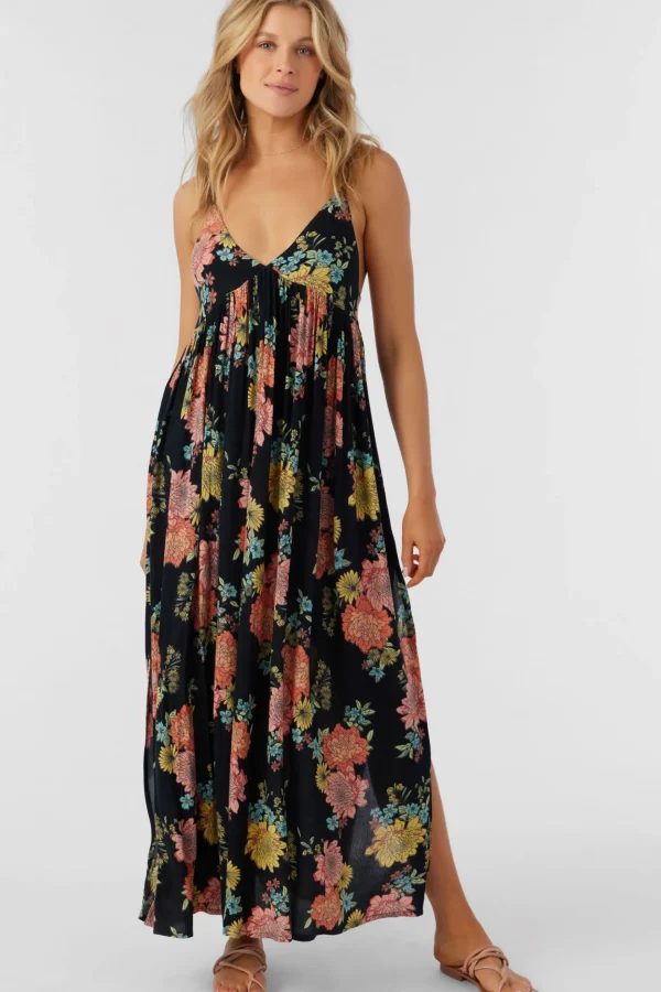 O’Neill Cover-Ups | Dresses^MEL MAXI KALI FLORAL SWIM COVER-UP DRESS BLACK