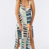 O’Neill Cover-Ups^MIRANDA MIDI PRINTED COVER-UP DRESS MULTI COLORED