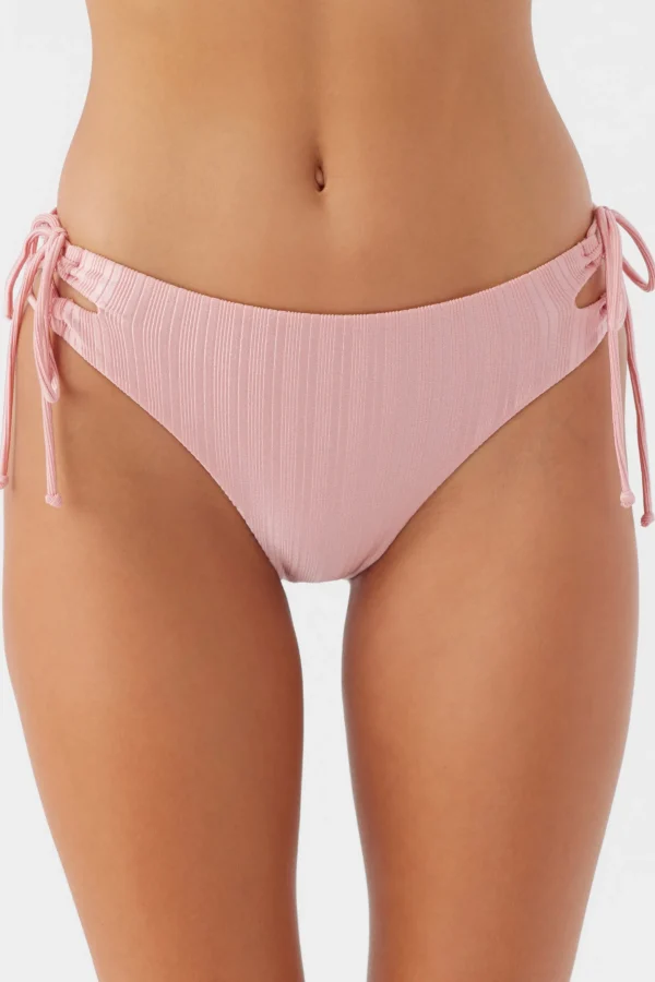 O’Neill Skimpy | Bikini Bottoms^MIZI METALLIC RIB JENSEN SKIMPY BOTTOMS ROSE ELEG