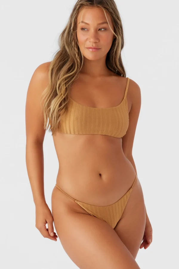 O’Neill Medium | Bikini Bottoms^MIZI METALLIC RIB REDONDO CLASSIC BOTTOMS BROWN SUGAR