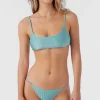 O’Neill Bralette | Bikini Tops^MIZI METALLIC RIB SURFSIDE BRALETTE TOP CANTON