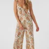 O’Neill Jumpsuits & Rompers^MONYCA SOFIA FLORAL FLUTTER TANK JUMPSUIT MULTI CLR