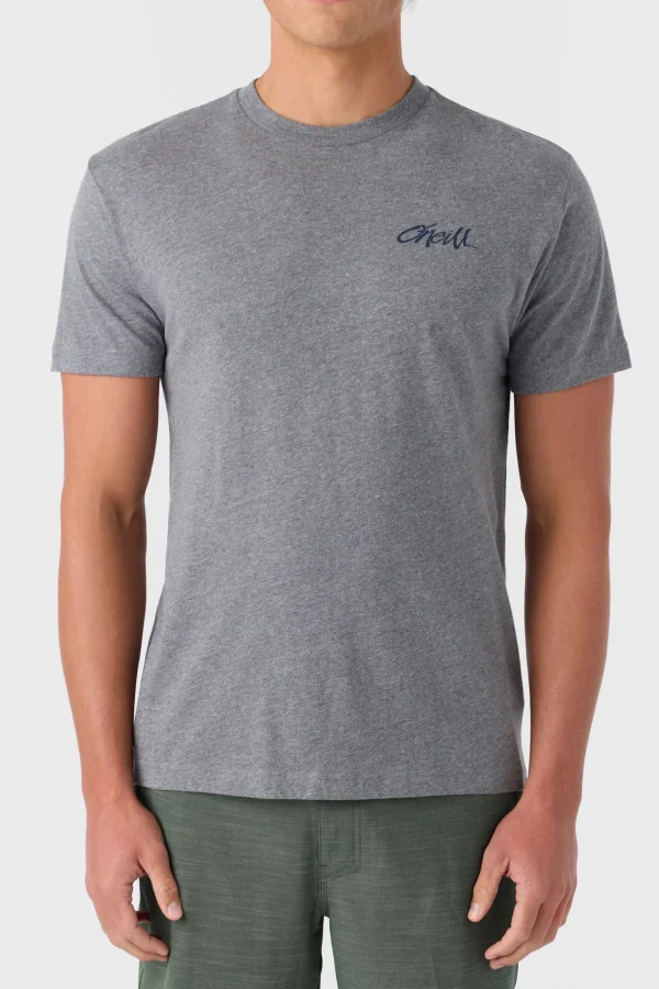 O’Neill Tees^MOTLEY STANDARD FIT TEE HEATHER GREY