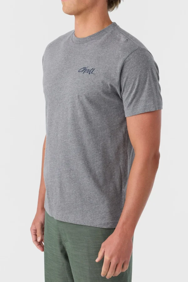 O’Neill Tees^MOTLEY STANDARD FIT TEE HEATHER GREY