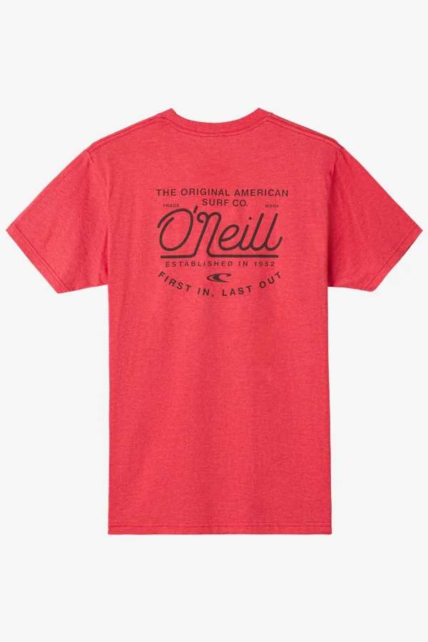 O’Neill Tees^MOVES TEE RED HEATHER