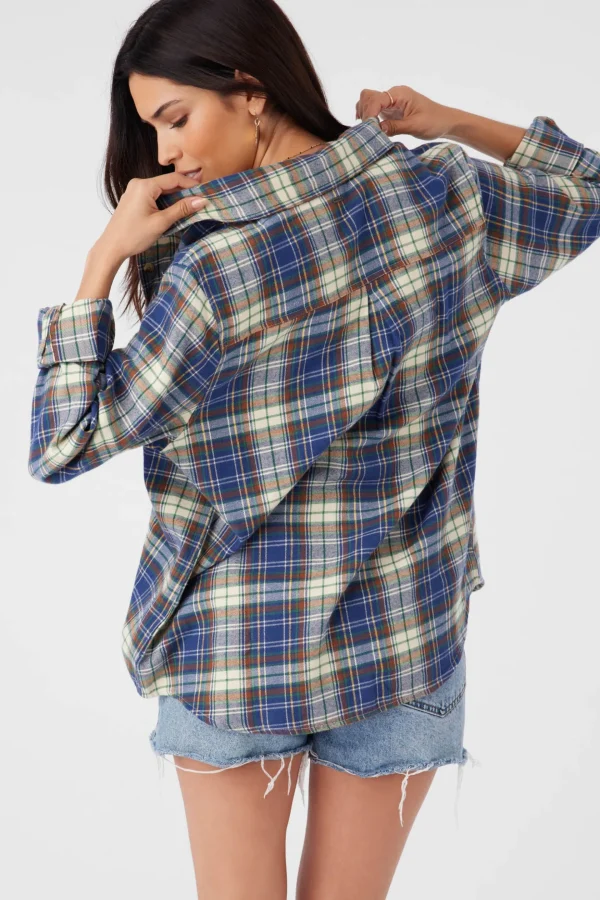 O’Neill Tops^NASH FLANNEL STANDARD FIT SHIRT SLATE