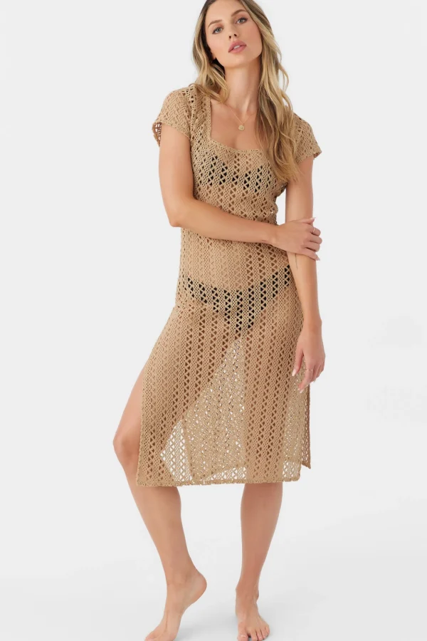 O’Neill Cover-Ups | Dresses^NINA MIDI CROCHET LACE COVER-UP DRESS NOMAD