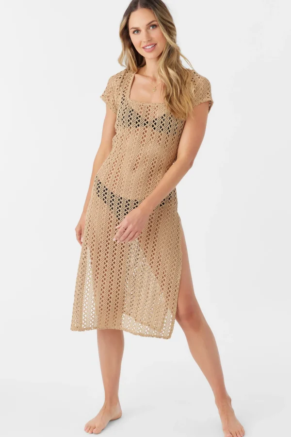 O’Neill Cover-Ups | Dresses^NINA MIDI CROCHET LACE COVER-UP DRESS NOMAD