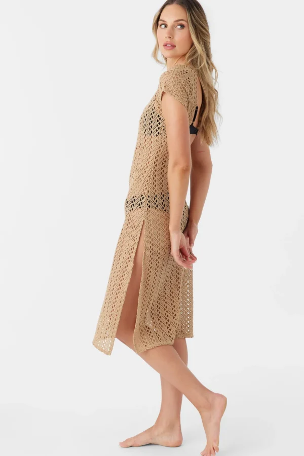 O’Neill Cover-Ups | Dresses^NINA MIDI CROCHET LACE COVER-UP DRESS NOMAD