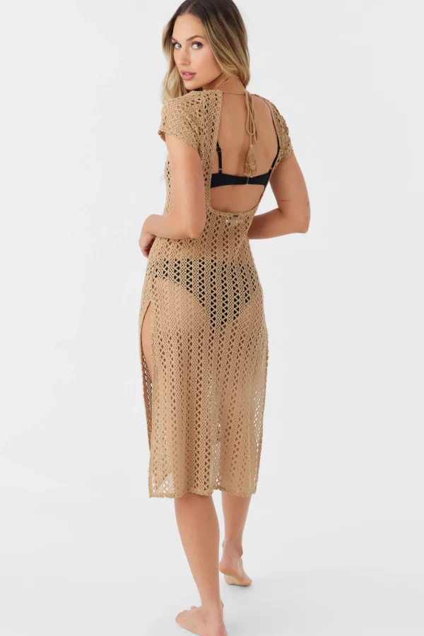 O’Neill Cover-Ups | Dresses^NINA MIDI CROCHET LACE COVER-UP DRESS NOMAD