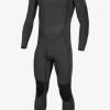 O’Neill Full Suit^NINJA 4/3MM CHEST ZIP FULL WETSUIT BLK/DRKOLV