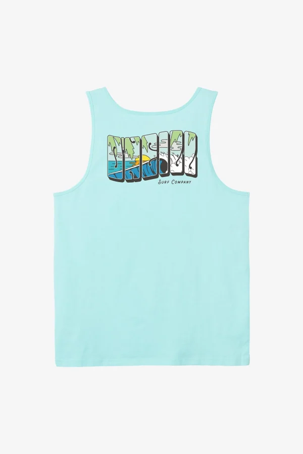 O’Neill Tees^NO TIME TANK TURQUOISE