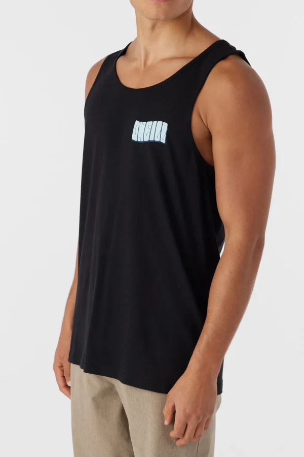 O’Neill Tees^NO TIME TANK BLACK