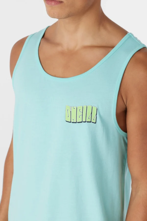 O’Neill Tees^NO TIME TANK TURQUOISE