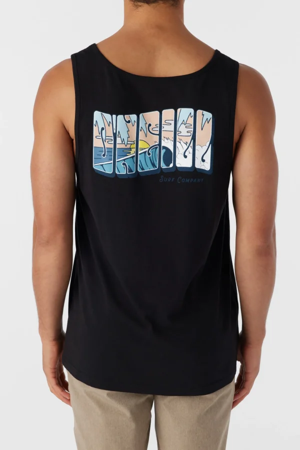 O’Neill Tees^NO TIME TANK BLACK