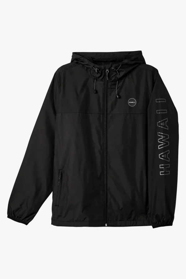 O’Neill Jackets^NOMADIC HAWAII WINDBREAKER JACKET BLACK