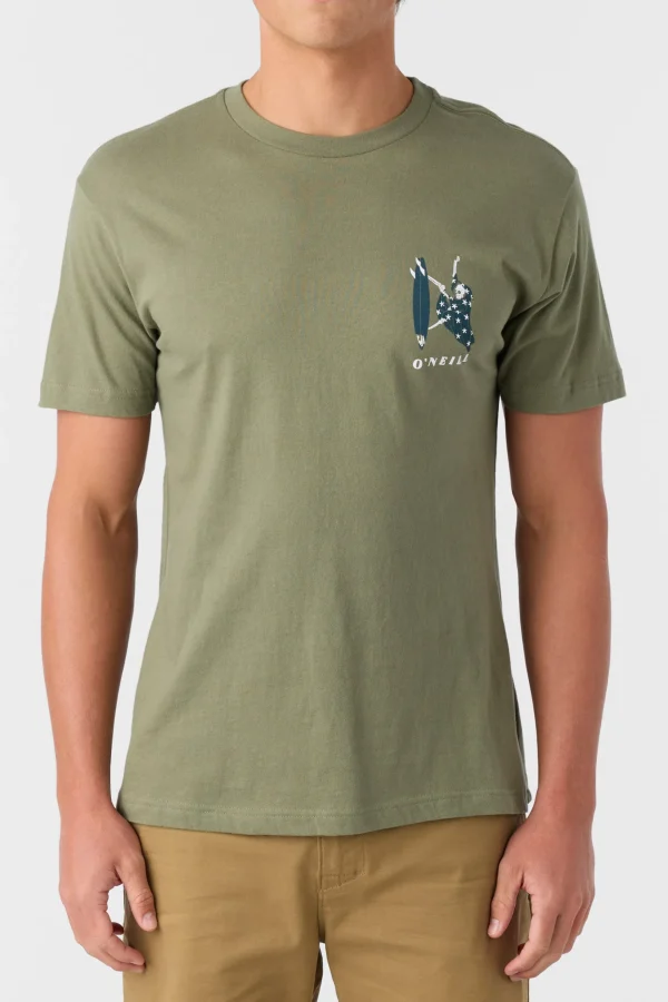 O’Neill Tees^NOSEPICK STANDARD FIT TEE DEEP LICHEN GREEN