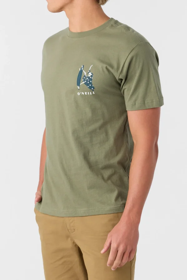 O’Neill Tees^NOSEPICK STANDARD FIT TEE DEEP LICHEN GREEN