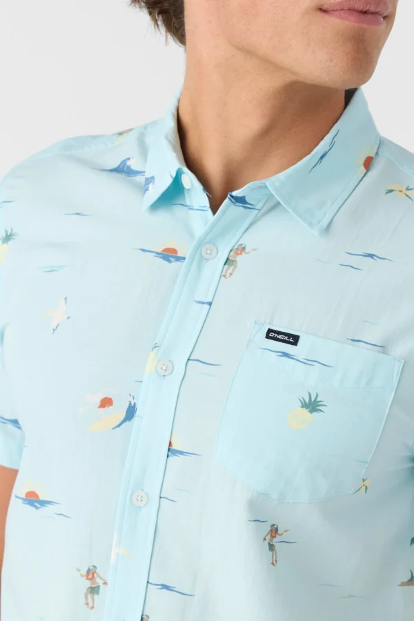 O’Neill Shirts & Flannels^OASIS ECO MODERN FIT SHIRT SKY BLUE