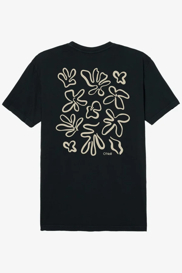 O’Neill Tees^O'RIGINALS FLORAL TEE DARK CHARCOAL