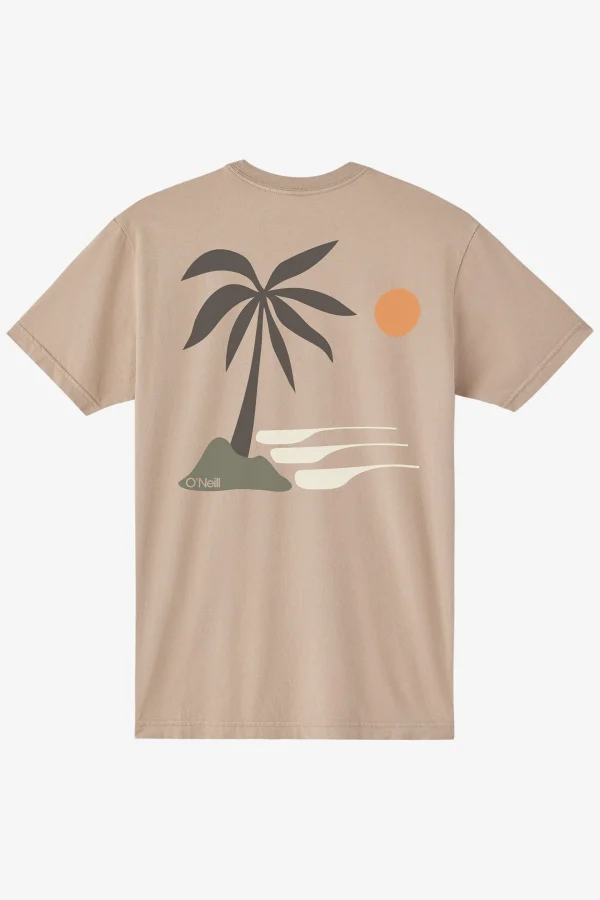 O’Neill Tees^O'RIGINALS PALM ISLAND MODERN FIT TEE TAN