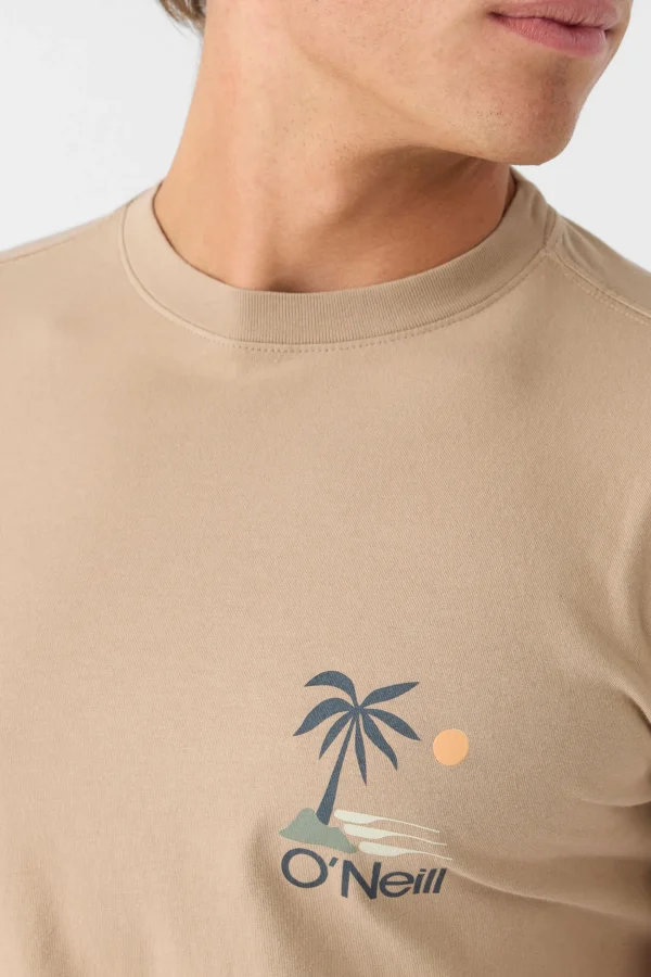 O’Neill Tees^O'RIGINALS PALM ISLAND MODERN FIT TEE TAN