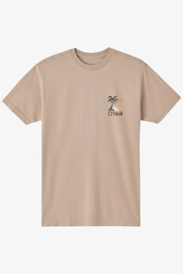 O’Neill Tees^O'RIGINALS PALM ISLAND MODERN FIT TEE TAN