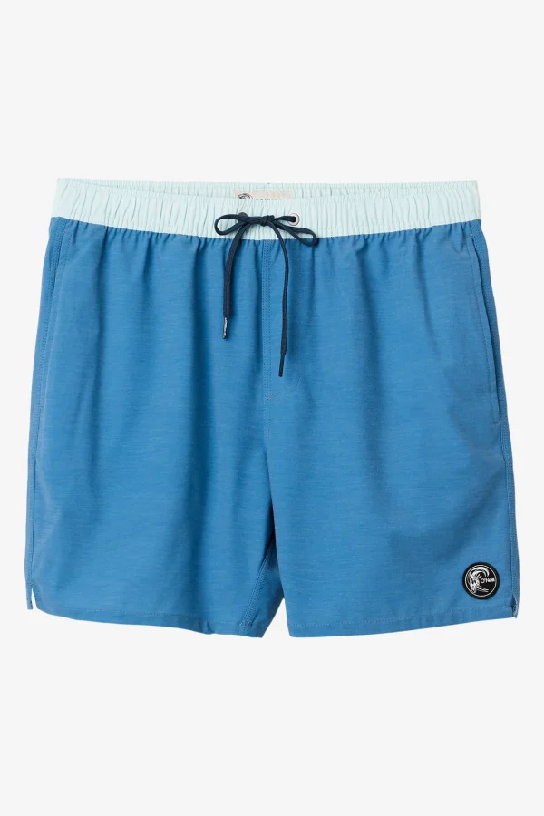 O’Neill Side Pockets | Swim Trunks^O'RIGINALS SOLID ELASTIC WAIST 16" SWIM TRUNKS COPEN BLUE