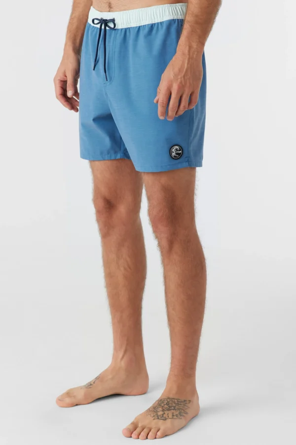 O’Neill Side Pockets | Swim Trunks^O'RIGINALS SOLID ELASTIC WAIST 16" SWIM TRUNKS COPEN BLUE