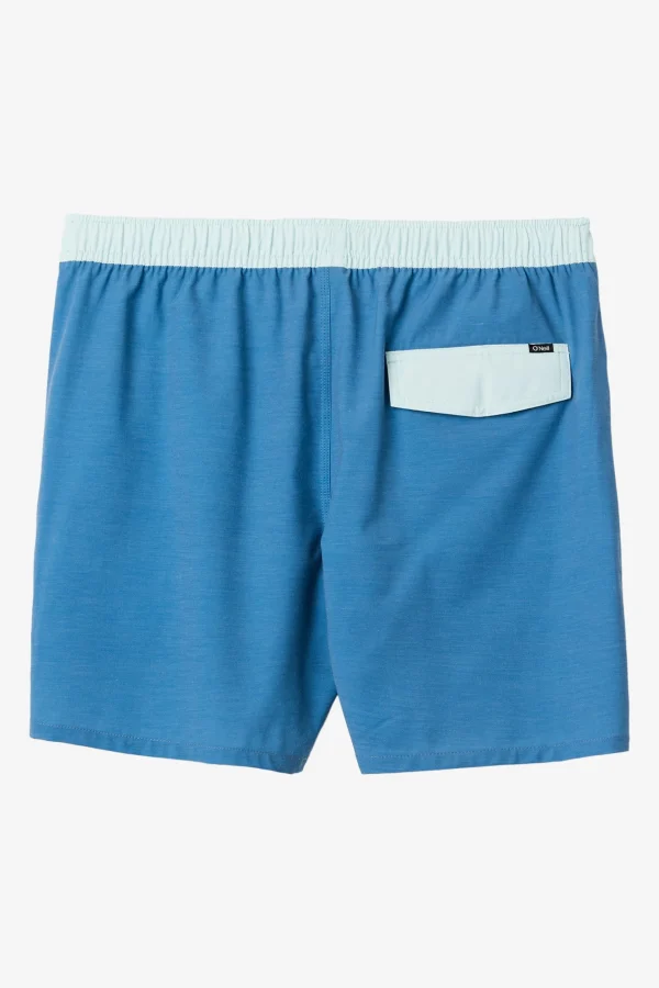 O’Neill Side Pockets | Swim Trunks^O'RIGINALS SOLID ELASTIC WAIST 16" SWIM TRUNKS COPEN BLUE