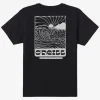 O’Neill Tees^OUTSIDE LINE TEE BLACK