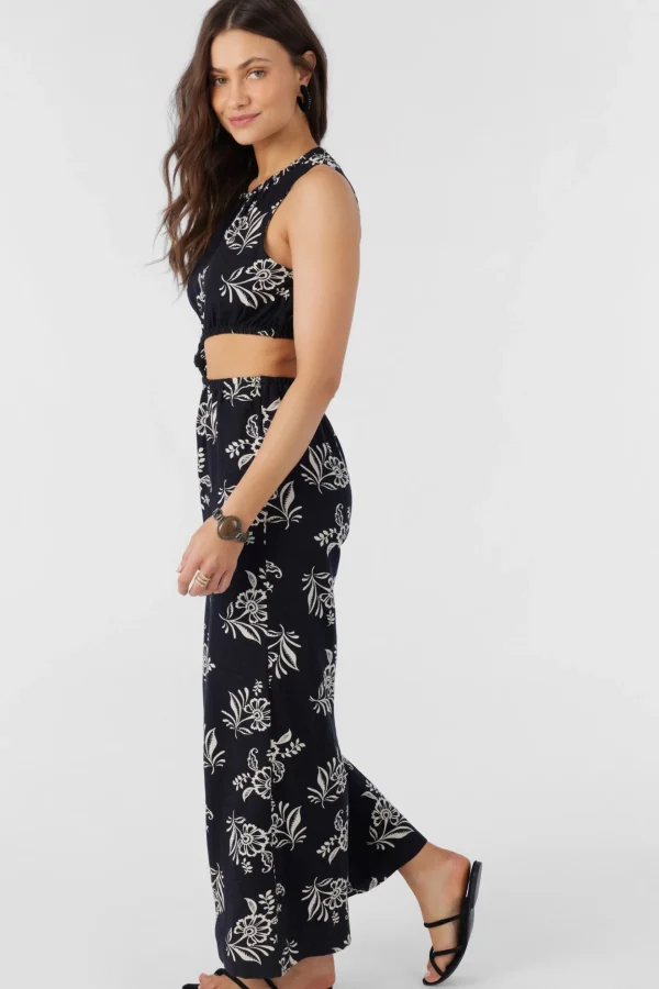 O’Neill Jumpsuits & Rompers^PEARL NADIA PAISLEY JUMPSUIT BLACK