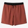 O’Neill Shorts^PERFORM LINED 17" ATHLETIC SHORTS MAHOGANY