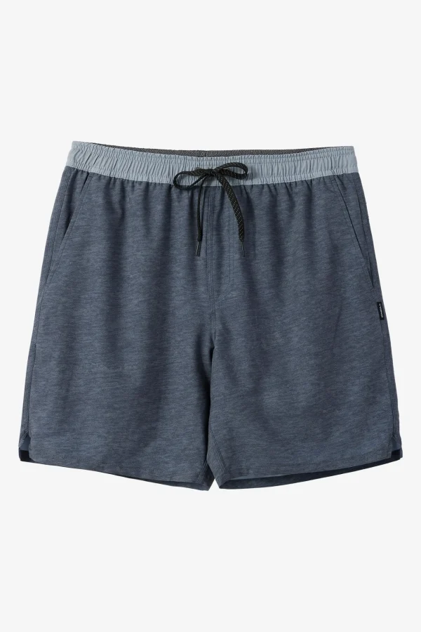 O’Neill Shorts^PERFORM LINED 17" ATHLETIC SHORTS HEATHER GRAPHITE