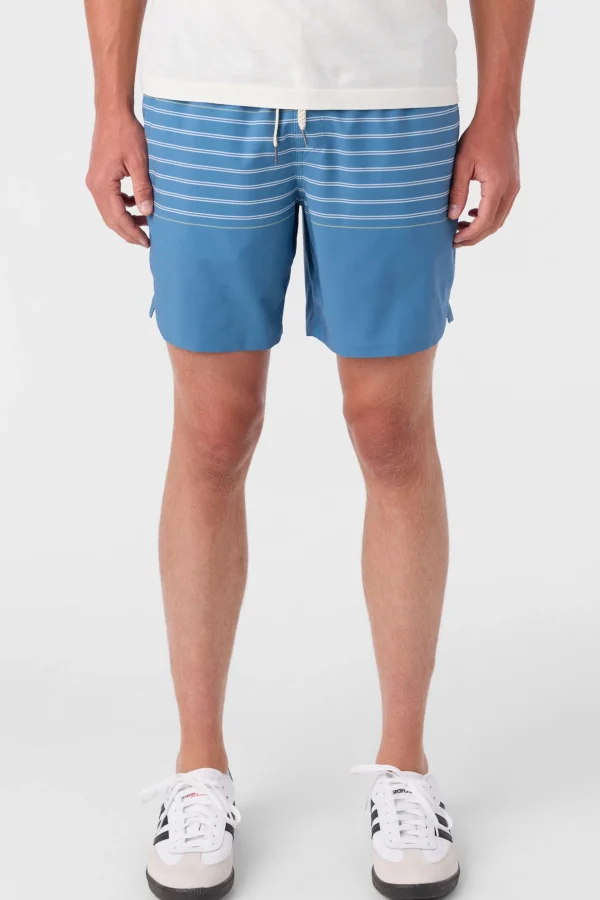 O’Neill Shorts^PERFORM LINED 17" ATHLETIC SHORTS COPEN BLUE