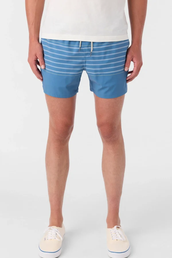 O’Neill Shorts^PERFORM LINED 15" ATHLETIC SHORTS COPEN BLUE