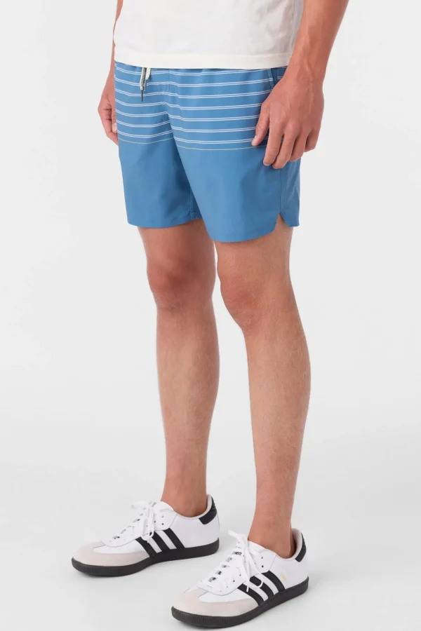 O’Neill Shorts^PERFORM LINED 17" ATHLETIC SHORTS COPEN BLUE