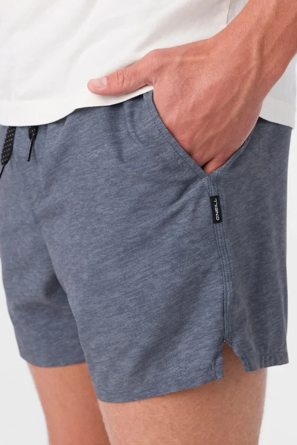 O’Neill Shorts^PERFORM LINED 15" ATHLETIC SHORTS HEATHER GRAPHITE