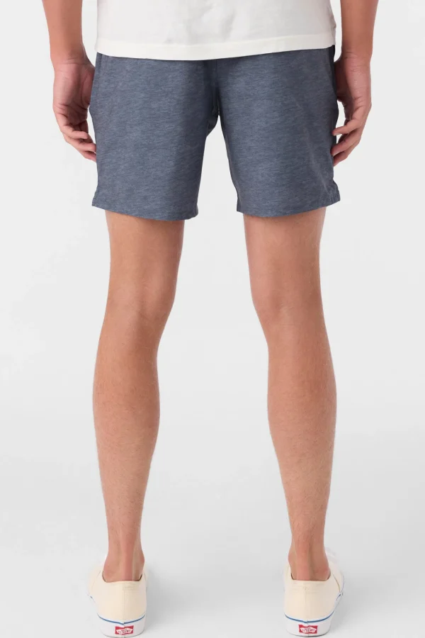 O’Neill Shorts^PERFORM LINED 17" ATHLETIC SHORTS HEATHER GRAPHITE