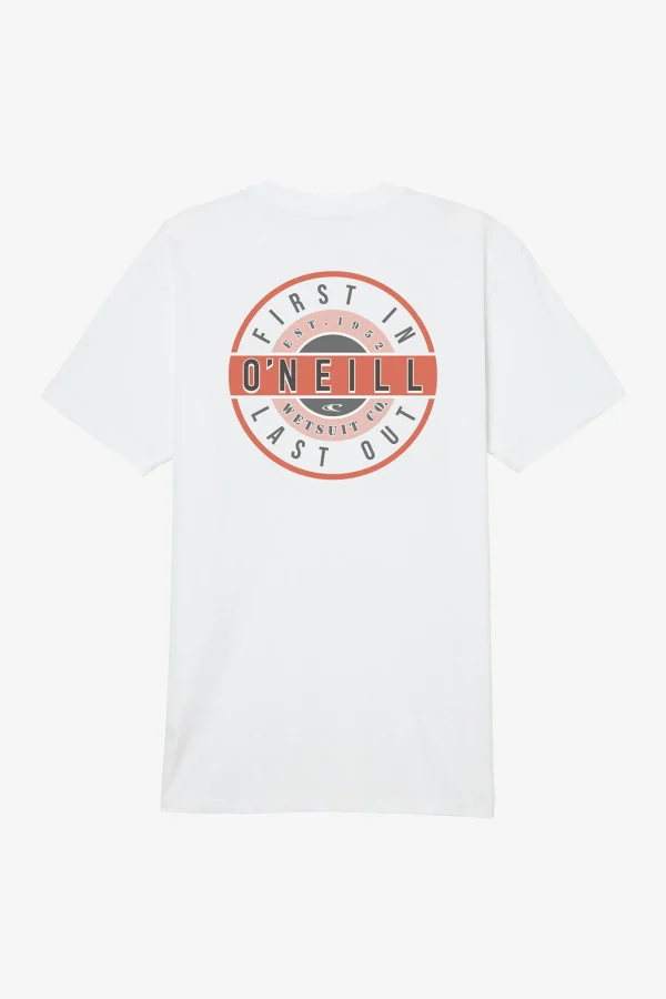 O’Neill Tees^POPCIRCLE TEE WHITE HEATHER