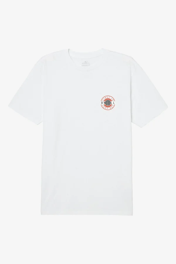 O’Neill Tees^POPCIRCLE TEE WHITE HEATHER