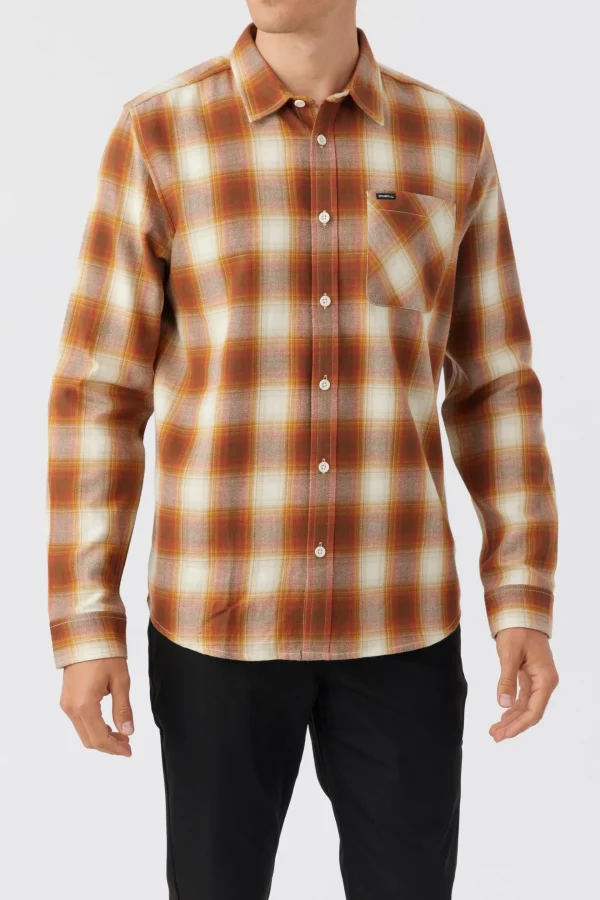 O’Neill Shirts & Flannels^PROSPECT FLANNEL LONG SLEEVE SHIRT CREAM