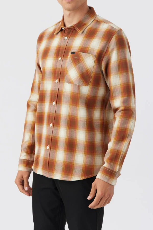 O’Neill Shirts & Flannels^PROSPECT FLANNEL LONG SLEEVE SHIRT CREAM