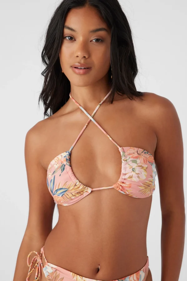 O’Neill Halter^PUNTA TROPICAL EMBRY MULTI-WAY TRI TOP CANYON CLAY