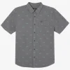 O’Neill Shirts & Flannels^QUIVER STRETCH DOBBY SHIRT GRAPHITE