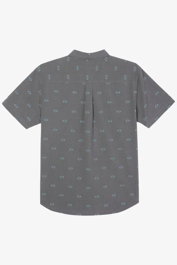 O’Neill Shirts & Flannels^QUIVER STRETCH DOBBY SHIRT GRAPHITE