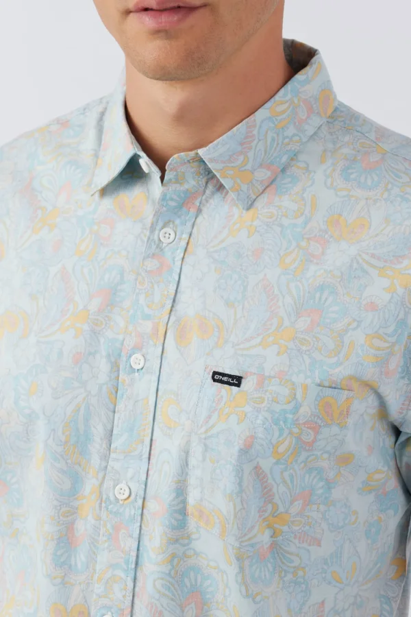 O’Neill Shirts & Flannels^QUIVER STRETCH MODERN SHIRT AQUA WASH