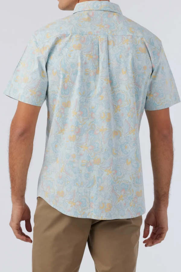 O’Neill Shirts & Flannels^QUIVER STRETCH MODERN SHIRT AQUA WASH